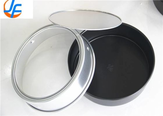 Molde de alumínio do bolo chiffon do círculo de RK Bakeware China com tamanho personalizado inferior removível