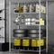 Rk Bakeware China Foodservice Prateleira de arame comercial para serviço pesado estante de armazenamento de metal unidade de prateleira para cozinha