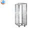RK Bakeware China Foodservice NSF Custom Mobile Baking Tray Trolley Double Forno Rack