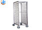 RK Bakeware China Foodservice NSF Custom Mobile Baking Tray Trolley Double Forno Rack
