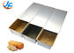 RK Bakeware China Foodservice NSF Alumínio Pullman Forma de Pão / Forma de Pão Lata de Pão Com Fundo Solto