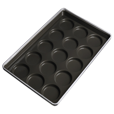 Rk Bakeware China-3,5 polegadas 4 polegadas 4,5 polegadas 5 polegadas Forma de pão de hambúrguer Bandeja de pão de hambúrguer Bandeja de pão de hambúrguer T