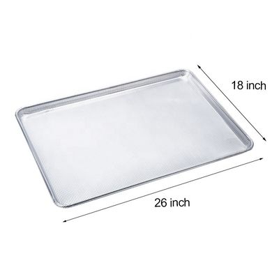 26&quot;*18&quot;*1&quot; 1,2mm Bandeja de pão totalmente perfurada Hambúrguer ou hambúrguer ou pão de cachorro-quente assadeira Forma de pão de alumínio