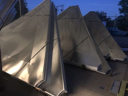 Telhados de cúpula geodésica de alumínio Tanques de armazenamento Telhado de cúpula de alumínio / Cúpula de chapa metálica externa estampada