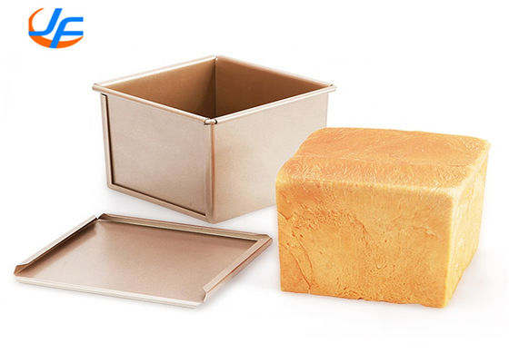 RK Bakeware China Foodservice NSF Antiaderente Mini Pullman Pão Forma Quadrada Totast Pão Pa