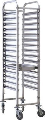 RK Bakeware China-Sinlge Oven Rack 610x750x1800 que coze Tray Bakery Trolley For Industry