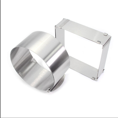 Conjuntos de moldes de bolo de aço inoxidável de baixo custo para assar