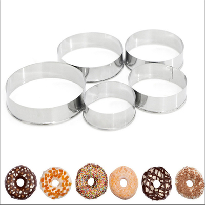 Conjuntos de moldes de bolo de aço inoxidável de baixo custo para assar