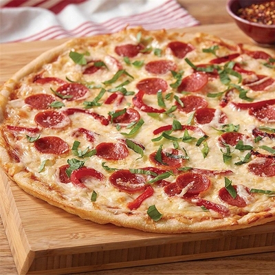 Rk Bakeware China Fabricante - Disco de Pizza de Alumínio Antiaderente com Aro