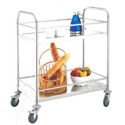 Carrinho de aço inoxidável RK Bakeware China Foodservice NSF com rodas Fácil manuseio Carrinho de vestir