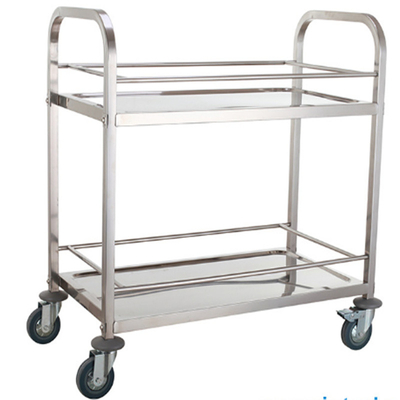 Carrinho de aço inoxidável RK Bakeware China Foodservice NSF com rodas Fácil manuseio Carrinho de vestir