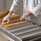 RK Bakeware China Foodservice NSF 5 Pão de Alumínio Vitrificado Baguette Assadeira Forma de Pão Francês
