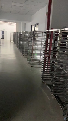 Rk Bakeware China-Flatpack Aço Inoxidável Forno Duplo Rack
