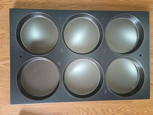 RK Bakeware China Foodservice NSF Revestimento anodizado duro de alumínio Bandeja de cozimento de pizza para padaria industrial