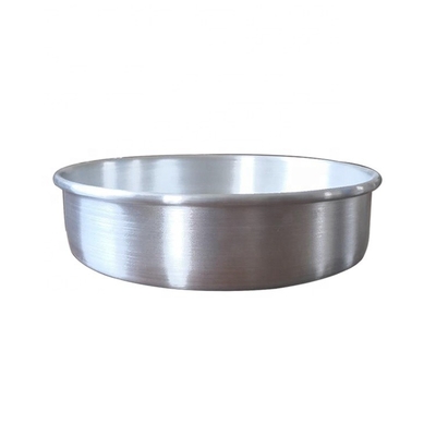 Forma de bolo de fundo fixo redondo de alumínio de 6*3 polegadas