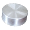 Assadeira redonda de alumínio prateada de 7*2 polegadas Assadeira de bolo de fundo sólido de corpo reto Forma de bolo de fundo fixo