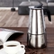 Máquina de café expresso italiana de aço inoxidável panela moka