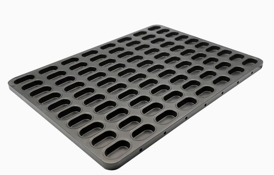 64 cavidades Jelly Bar Tray Snack não-aderente RK Bakeware