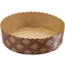 Panettone curto de cozimento de papel Rk Bakeware do ouro do molde de 5 onças Brown