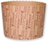 Exemplo natural de Pan Mold Disposable Paper Baking do Panettone de 15 PCS