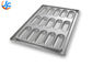 RK Bakeware China Foodservice 49015 Chicago Metallic Glazed Aluminized Steel Full Size Sub Sandwich Bun Bandeja Assadeira
