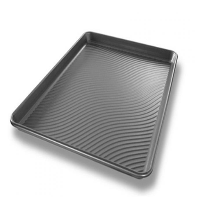 Home Used Black Non-Stick Al. Alloy Corrugated Sheet Pan