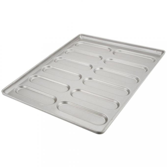 Rk Bakeware China- Glazed 41058 Aluminized Steel Hoagie Bun Pan /Hotdog Pan for Bakeries