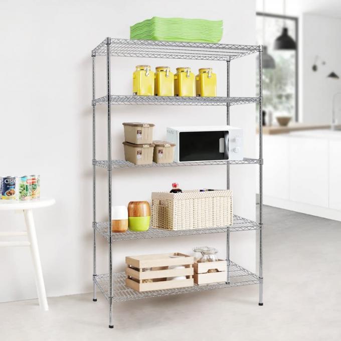 Rk Bakeware China Foodservice Commercial Wire Shelving Heavy Duty Metal Storage Rack Shelf Unit for Kitchen
