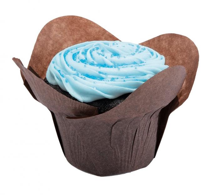 Forros do queque de Rk Bakeware China Tulip Baking Paper Cup Paper & forro de papel do queque